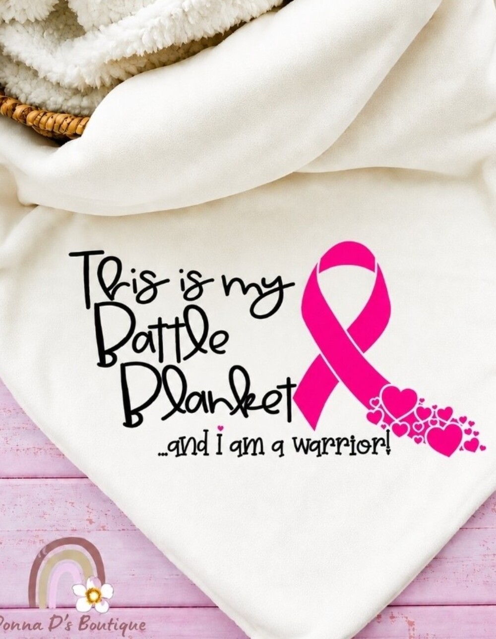 This Is My Battle Blanket... Fleece Blankets